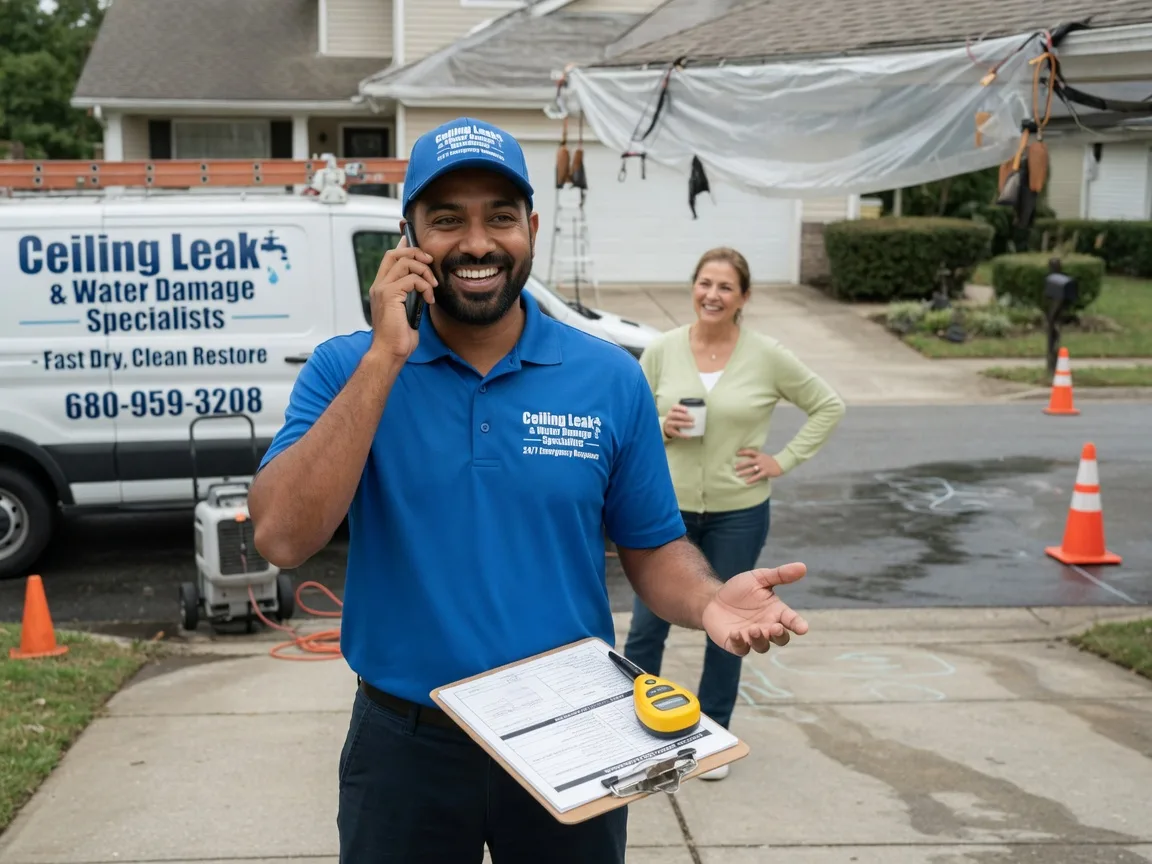 Ceiling Leak Cleanup Hominy, OK FAQs